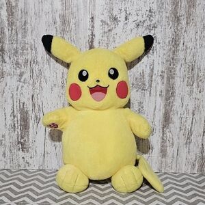 Pikachu Pokemon Build A Bear Workshop Large Plush 18" Stuffed Animal Toy 2016